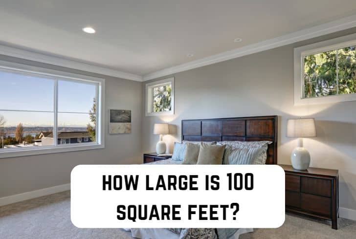 how large is 100 square feet