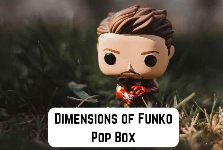 dimensions of Funko Pop Box
