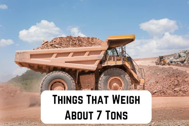things that weigh 7 tons