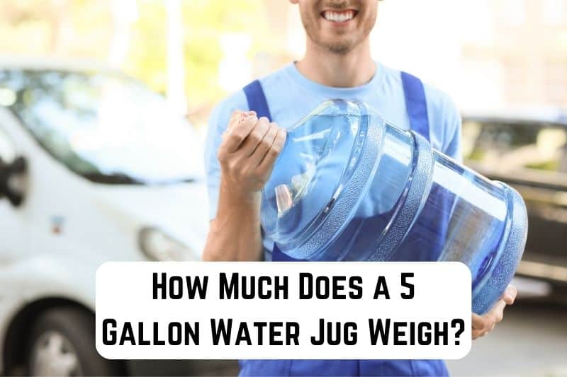 how much 5 gallon water jug weigh