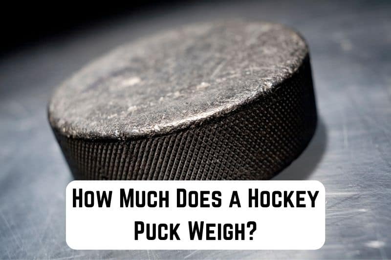 how much does a hockey puck weigh