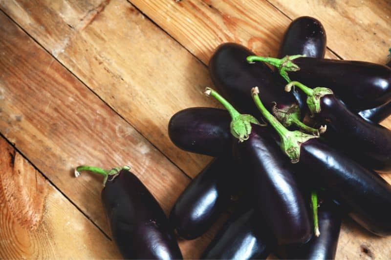eggplant-on-kitchen-table