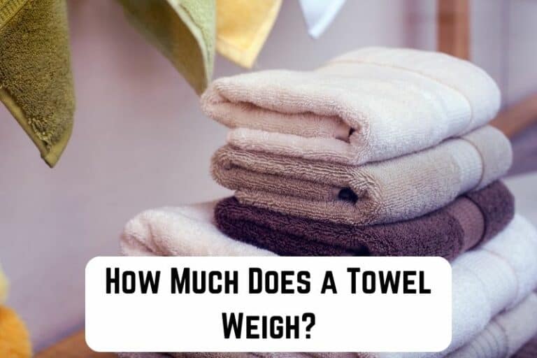 How Much Does a Towel Weigh? (Chart & Examples) Measuringly
